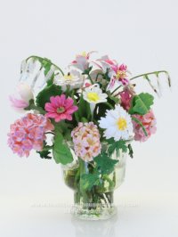 (image for) Miniature Fresh Cut Flowers Centre Piece in Water
