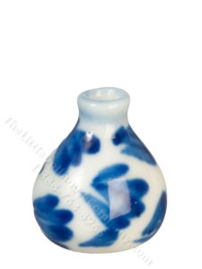 (image for) Miniature Blue Delft Vase for Dollhouses