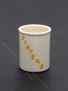 (image for) Miniature Diaper Bin for Dollhouses