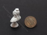 (image for) Miniature Queen Victoria Bust Ornament - Marble