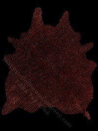 (image for) Miniature Brown Snakeskin Rug by PRD Miniatures