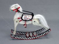 Dollhouse Miniature Rocking Horse (image for) Dollhouse Miniature Rocking Horse