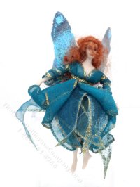 (image for) Half-Scale Miniature Porcelain Lounging Fairy Doll
