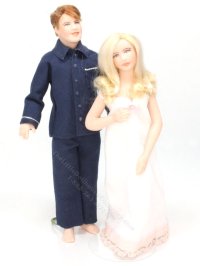 (image for) Miniature Intimate Doll Couple by Cindy's Dolls