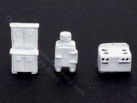 (image for) 1/144" White Kitchen Set for Dollhouses