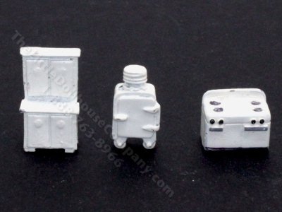 (image for) 1/144" White Kitchen Set for Dollhouses