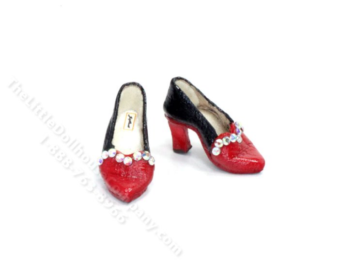 (image for) Miniature Leather Ladies Shoes by Judith Blondell