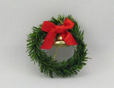 (image for) Dollhouse Miniature Christmas Wreath