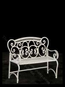 (image for) Miniature Garden Bench for Dollhouses