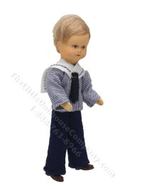 (image for) As-Is Vintage Pair of Boy and Girl Dolls in Sailor Suits by Erna Meyer