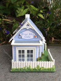 (image for) 1:144 Scale Miniature Blue Sky Cafe House Kit