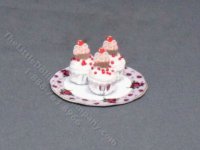 (image for) Dollhouse Scale Model Cupcake Cupcakes