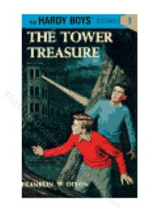 (image for) Miniature 'The Tower Treasure' Hardy Boys Novel for Dollhouses