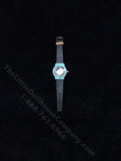 (image for) Black Leather Men's Watch by Sun Lemmens