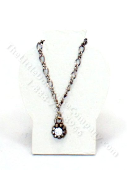 (image for) Handmade Miniature Crystal Pendant Necklace for Dollhouses
