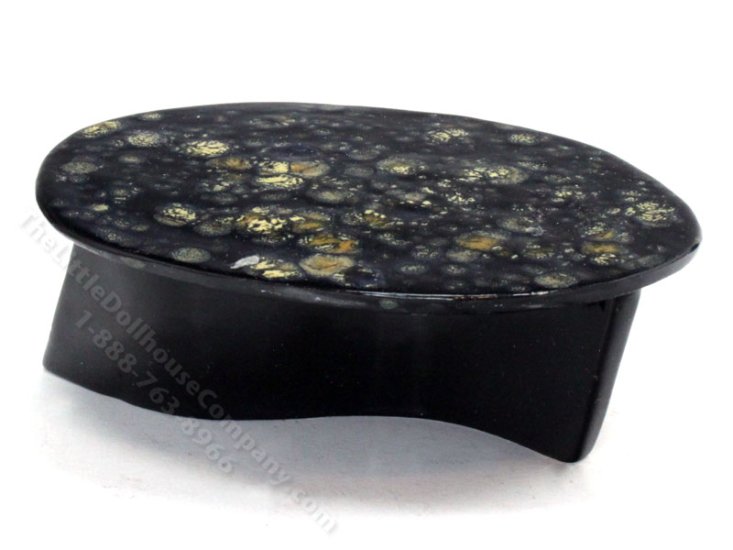 (image for) Miniature Modern Acrylic Coffee Table for Dollhouses