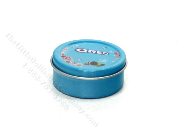 (image for) Miniature 'Oreo' Cookies Tin for dollhouses