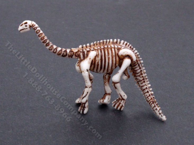 (image for) Miniature Brachiosaurus Bones for Dollhouses