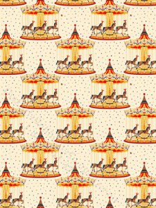 (image for) Dollhouse Scale Model Children's Wallpaper