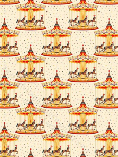 (image for) Dollhouse Scale Model Children's Wallpaper
