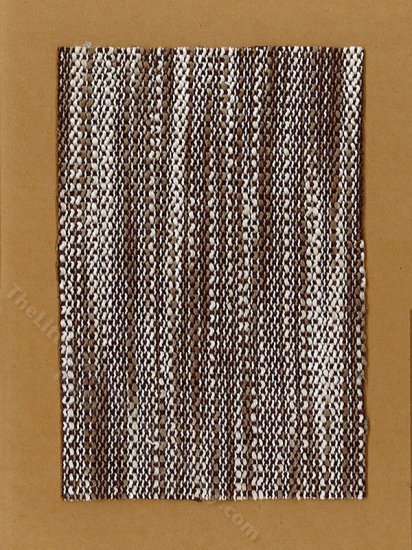 (image for) Miniature Woven Grey Tweed Rug for Dollhouses