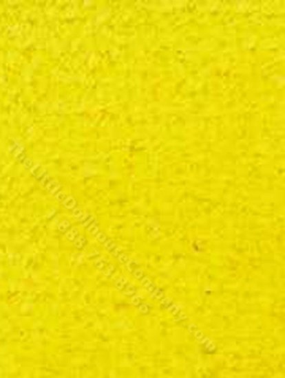 (image for) Dollhouse Scale Model Yellow Carpeting