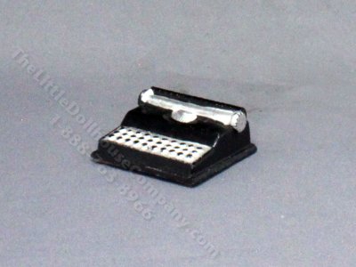 (image for) Miniature Handpainted Typewriter for Dollhouses