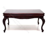(image for) As-Is Miniature Mahogany Dining Table for Dollhouses