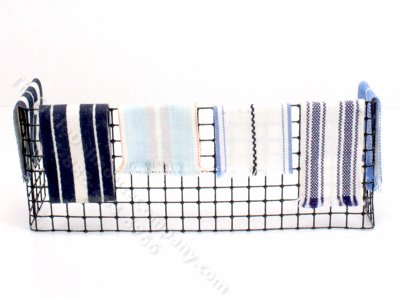 (image for) Miniature Black Wire Fireplace Drying Screen for Dollhouses