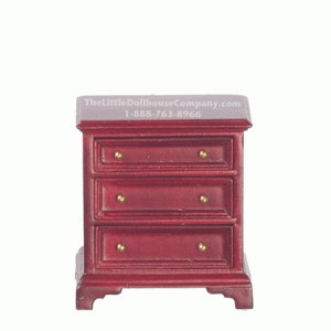 (image for) Miniature 3 Drawer Cabinet for Dollhouses