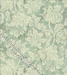 (image for) Floral Damask Pattern Miniature Wallpaper for Dollhouses