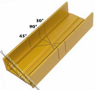 (image for) Aluminum Thin Slot Miter Box