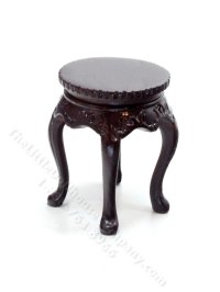 (image for) Miniature Mahogany Side Table for Dollhouses