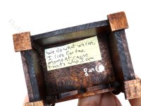 (image for) Miniature Signed Gothic Chair by Michael Mortimer