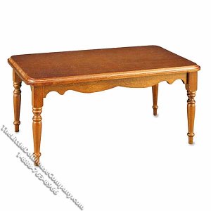 (image for) Miniature Rectangular Dining Table for Dollhouses