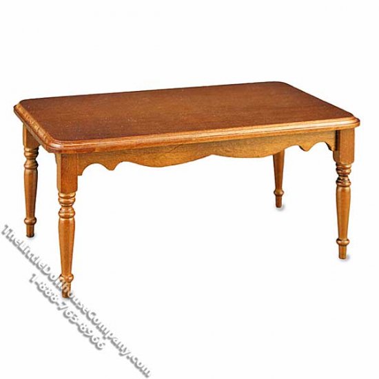 (image for) Miniature Rectangular Dining Table for Dollhouses