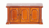 (image for) Miniature Walnut Spanish Sideboard for Dollhouses