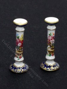 (image for) Miniature Porcelain Candlestick Holders by Christopher Whitford