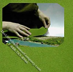 (image for) Miniature 18" x 27" Grass Mat for Dollhouses