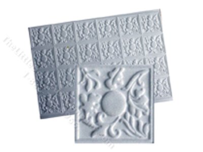 (image for) 1/2" Miniature White 3D Ceiling For Dollhouses