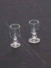 (image for) Miniature Pair of Cordial Glasses by Gerd Felka