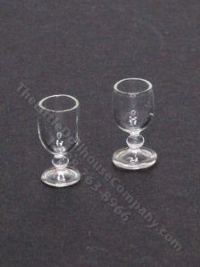 (image for) Miniature Pair of Cordial Glasses by Gerd Felka