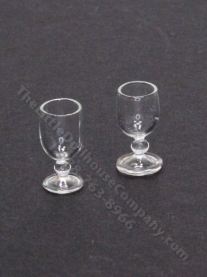 (image for) Miniature Pair of Cordial Glasses by Gerd Felka