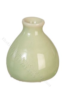 (image for) Miniature Green Bud Vase for Dollhouses