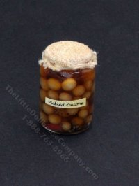 (image for) Handmade Miniature Pickled Onions Sealed in Glass Jar