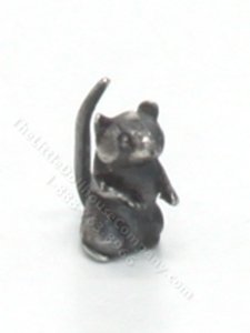 (image for) Miniature Standing Sterling Silver Mouse by Don Henry