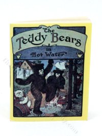 (image for) Miniature "The Teddy Bears in Hot Water" Book for Dollhouses
