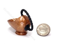 (image for) Miniature Coal Scuttle for Dollhouses - Copper