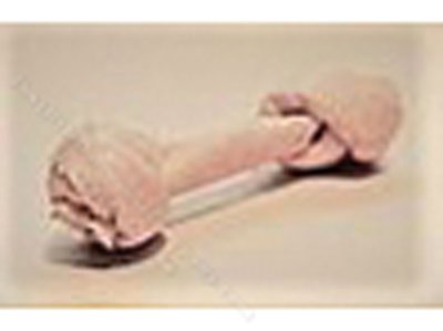 (image for) Miniature Rawhide Dog Bone for Dollhouses
