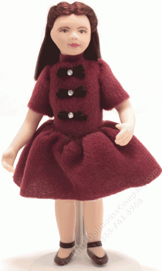 (image for) Little Girl Violetta Doll By Cindy's Dolls